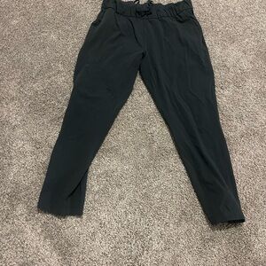 Lululemon Athletica Black On They Fly Pants with Tapered Leg